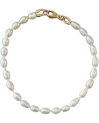 Herself Collections - Freshwater Ivory Pearl Bracelet - Lyst