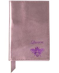 VIDA VIDA - Queen Bee Metallic Leather Passport Cover - Lyst