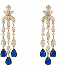 LÁTELITA London - Duchess Sapphire Drop Earrings - Lyst