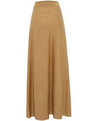 Peraluna - Marilyn Glittery Maxi Knit Skirt - Lyst