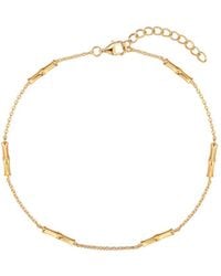 Vanhi - Bamboo Chain Anklet - Lyst