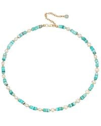 Angel Barocco - Freshwater Pearl Shell Beaded Choker Necklace - Lyst