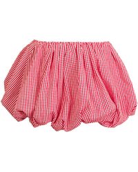 Amy Lynn - Claudia Gingham Ultra Mini Puffball Skirt - Lyst