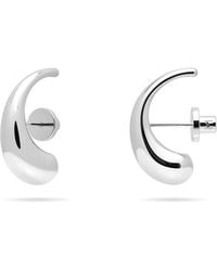 Meulien - Abstract Curved Waterdrop Earrings - Lyst