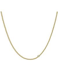 Tory Long - Zodi Diamond Necklace - Lyst