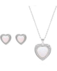 Luna Charles - Opal Heart Necklace Gift Set - Lyst