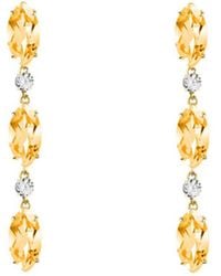 Augustine Jewels - Citrine & Topaz Earrings - Lyst