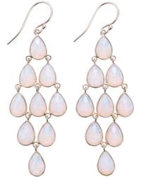 LÁTELITA London - Erviola Gemstone Cascade Earrings Opal - Lyst
