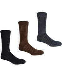 Peper Harow - Made in England - Three Pack Essential Socks - Lyst