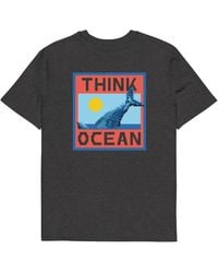 Anchor and Crew - Heather Think Ocean Whale Pixel Art Organic Cotton T-Shirt - Lyst