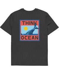 Anchor and Crew - Heather Think Ocean Whale Pixel Art Organic Cotton T-Shirt - Lyst
