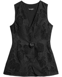 Nocturne - Textured Tailored Vest - Lyst
