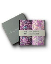 Lime Tree Design - Two Hankies Made With Liberty Fabric Morris Collection - Lyst