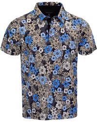 lords of harlech - Pietro Tropical Mix Knit Polo - Lyst
