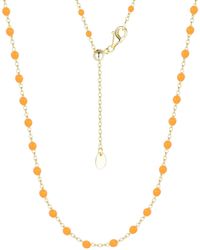 KAMARIA - Enamel Beaded Chain Necklace - Lyst