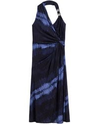 Nocturne - Printed Sleeveless Maxi Dress - Lyst