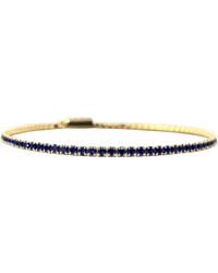 Harfi - Sapphire September Birthstone Dainty Tennis Bracelet - Lyst