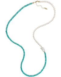 Farra - Freshwater Pearls And Long Necklace - Lyst