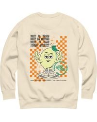 Anchor and Crew - Neutrals Natural Lemon Fresh Dial-A-Local Organic Cotton Sweatshirt - Lyst