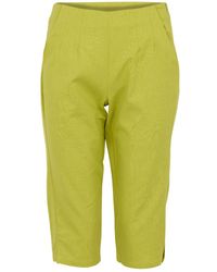 Zetaye - Celeste Linen Cotton Capri Pant - Lyst
