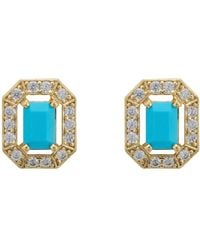 LÁTELITA London - Whistledown Gemstone Stud Earrings - Lyst