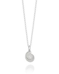Nellou Jewellery - Ammonite Necklace Sterling - Lyst