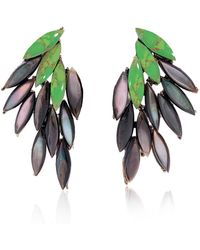 Elle Macpherson - Azael Orinoco Wing Earrings, Mother Of Pearl And Sterling Silver - Lyst