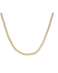 Edge Only - Curb Chain 3.7Mm 55Cm 18Ct Vermeil - Lyst