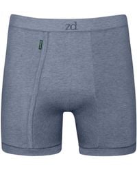 Zd - Zero Defects - Helios Fly Front Boxer Egyptian Cotton - Lyst