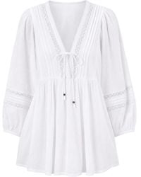 Adrift Clothing - Cairo Boho Blouse - Lyst