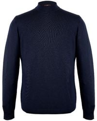 DAVID WEJ - Dennis Merino Wool Mock Turtle Neck Jumper - Lyst