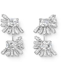 Maison De Gala - Tone Crystal Drop Earrings - Lyst