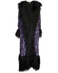 Jennafer Grace - Penny Deluxe Haze Velvet Faux Fur Jacket - Lyst
