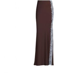 Herfetch - Espresso Lace Skirt - Lyst