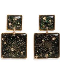 Kate Koel - Statement Squares Galaxy Earrings - Lyst