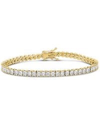 SHYMI - Large Square Tennis Bracelet - Lyst