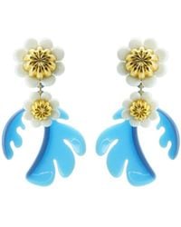 Gissa Bicalho - Handmade Acrylic Earring Cosmos Flower Baby - Lyst