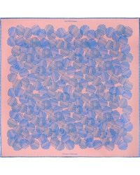Otway & Orford - 'Dot Dash' Silk Pocket Square - Lyst