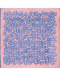 Otway & Orford - 'Dot Dash' Silk Pocket Square - Lyst