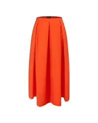 Smart and Joy - Floral-Print Flared Midi Skirt - Lyst