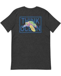 Anchor and Crew - Heather Think Ocean Turtle Fluorescence Cotton Embroidered T-Shirt - Lyst