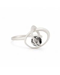 Ormiro - Orbit Rutilated Quartz & Sterling Ring - Lyst