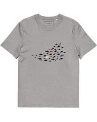 Anchor and Crew - Heather Fish Where's William Going? Organic Cotton T-Shirt - Lyst