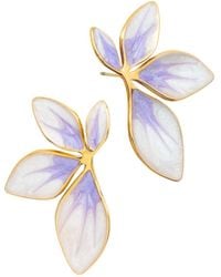 Starfish Project - Flourish Leaf Earrings - Lyst