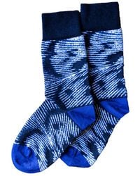 Essien & Emre - Pavo Pattern Wool Socks - Lyst