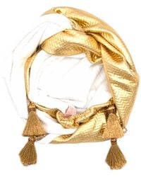 Julia Clancey - Zia Ivory Terry Golden Mini Dorado Turban - Lyst