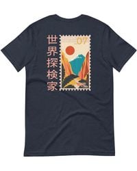Anchor and Crew - Hidden Horizons Postmark Organic Cotton T-Shirt - Lyst
