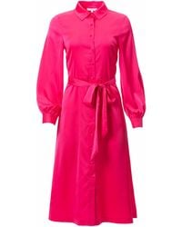 Carloslines - Button Down Long Sleeve Shirt Dress - Lyst