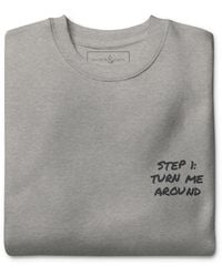 Anchor and Crew - Heather Actually Nevermind Annotations Organic Cotton Sweatshirt - Lyst