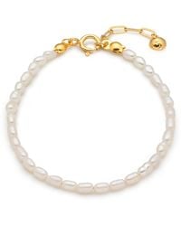EVA REMENYI - Rice Pearl Bracelet - Lyst